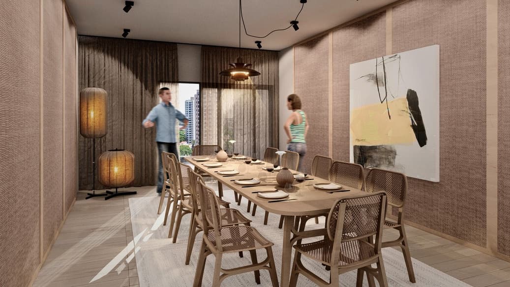 Salón multiusos de BEHOUSE