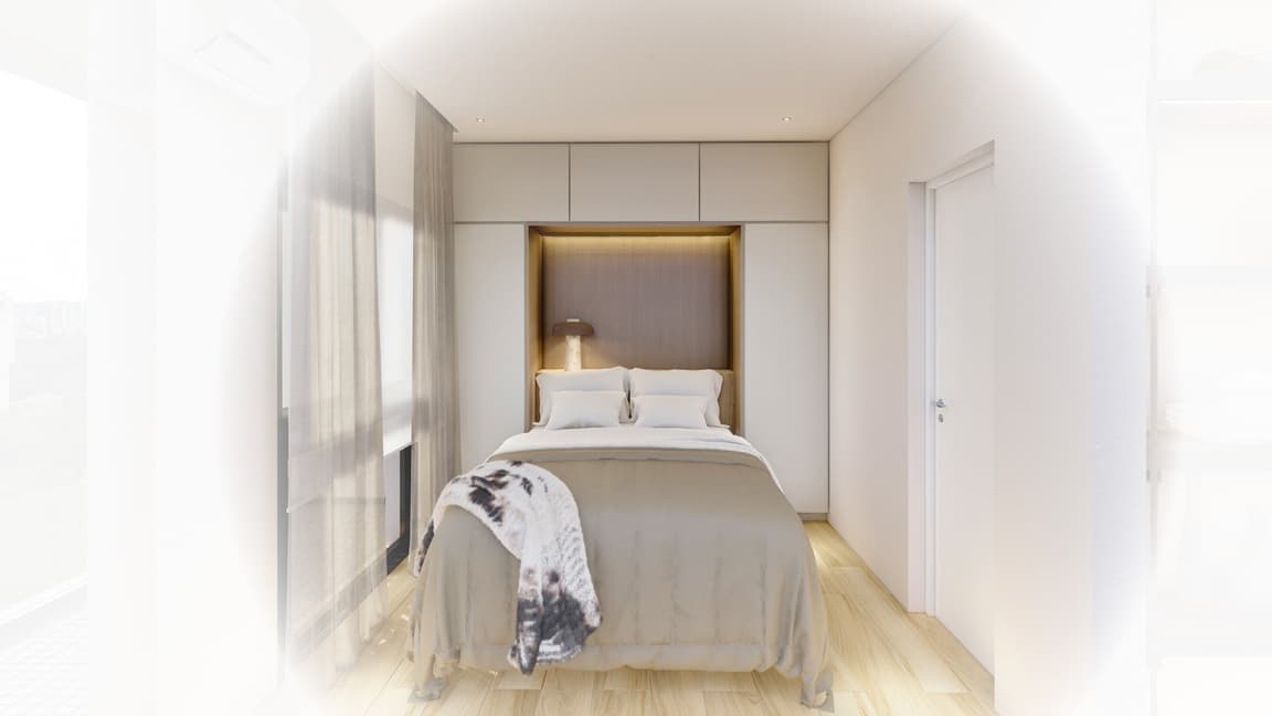 Dormitorio de una unidad BEHOUSE